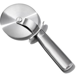 OXO Pizzaschneider Good Grips 3121500, Pizzaroller, Edelstahl, silber