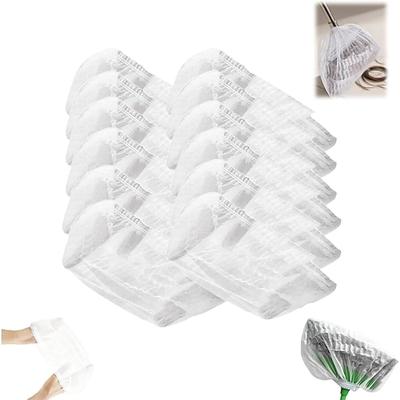 100 Stück Einweg-Besenüberzüge, Einweg-Besenstaubüberzüge aus Vliesstoff, Mehrzweck-Staubschutzhüllen Reinigungswerkzeug für Faule, das kein Abwaschen erfordert, für Hartholz und Fliesen Marmorböden