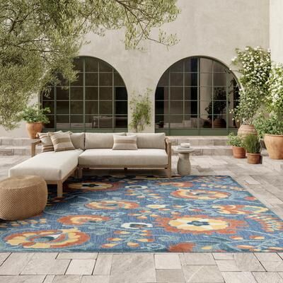 Nourison Aloha Indoor/Outdoor Floral Area Rug