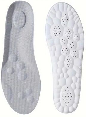 Uplifted Goods High Elasticity Latex Sport Insoles With Arch Support grey 8 9m 9.5 10.5w
