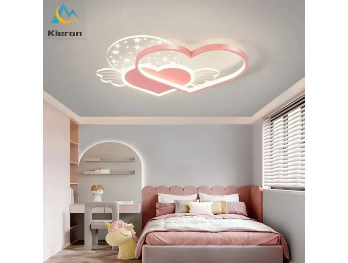 Minimalisme moderne amour LED plafonnier chambre étude Restaurant plafonnier salon décor haute lumière acrylique plafonnier