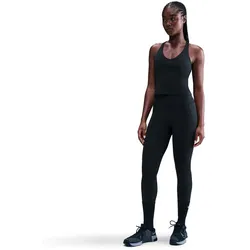 NIKE Universa Medium-Support Padded Tanktop Sport-BH Damen 010 - black/anthracite/dk smoke grey L