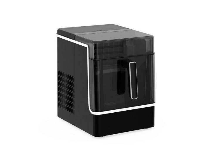 Klarstein Eiswürfelmaschine Ice Lux Eiswürfelbereiter, Edelstahl für Zuhause 23kg/Tag LED Display Touch 1,9 L Ice Maker