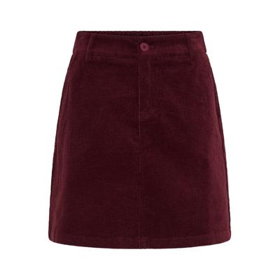 Midirock ICHI "Damen Freizeitrock IHMITANA", Damen, Gr. 40, rot (zinfandel), Obermaterial: 98% Baumwolle CO. 2% Elasthan EL., Röcke