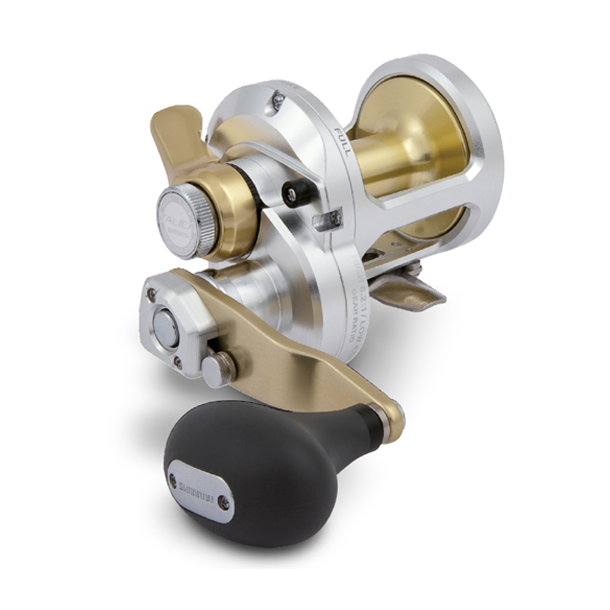 SHIMANO Talica II, 8II, Rechtshand, Multi Angelrolle, Schiebebremse, TAC8II