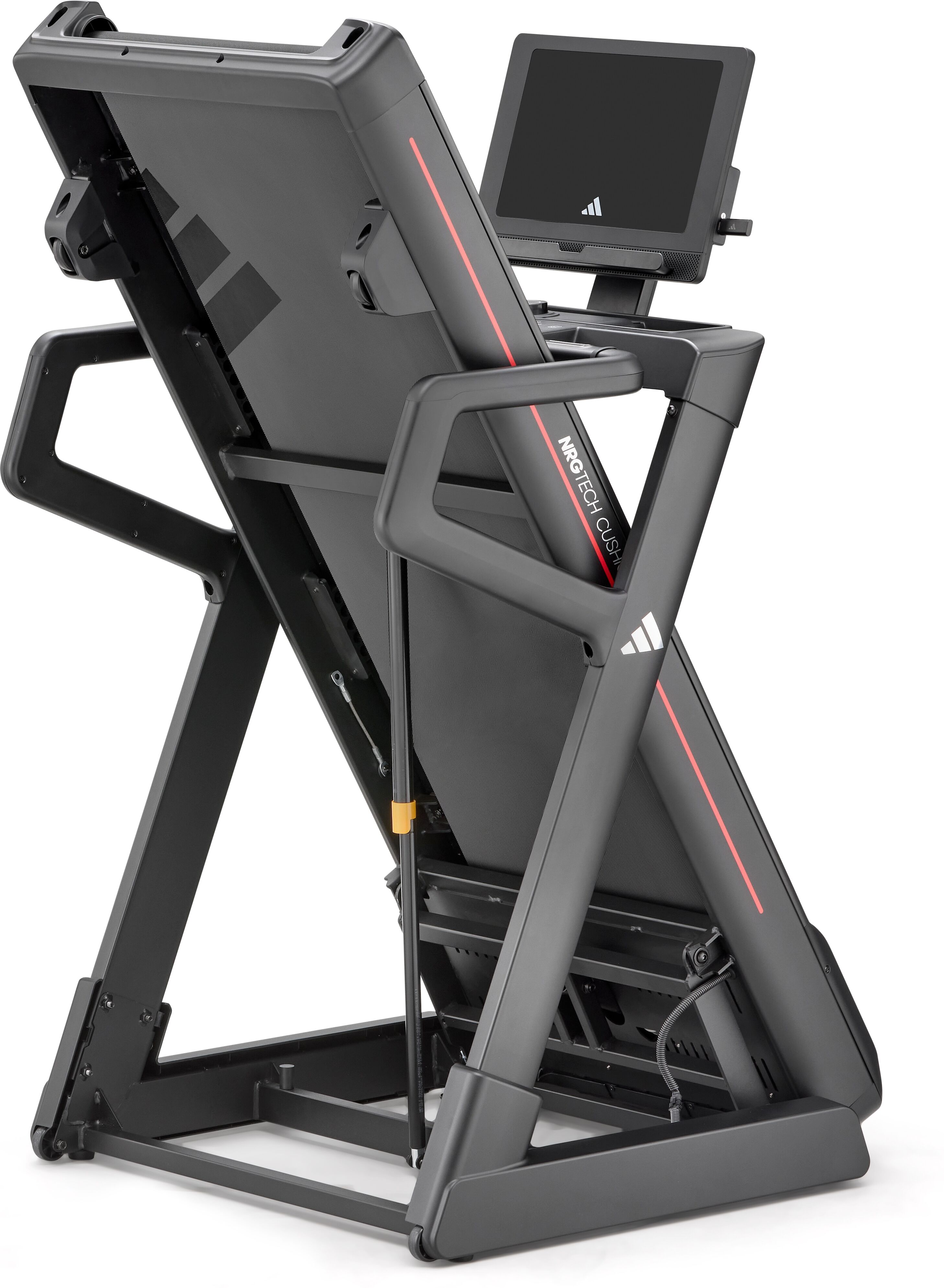 Laufband ADIDAS PERFORMANCE "adidas T-600", grau (schwarz), Laufbänder, Kinder, ohne Pulsgurt, Laufband, Über die Drehregler-Oberfläche können Sie Ihr Training nahtlos steuern, B:84,5cm H:148,5cm L:173,5cm