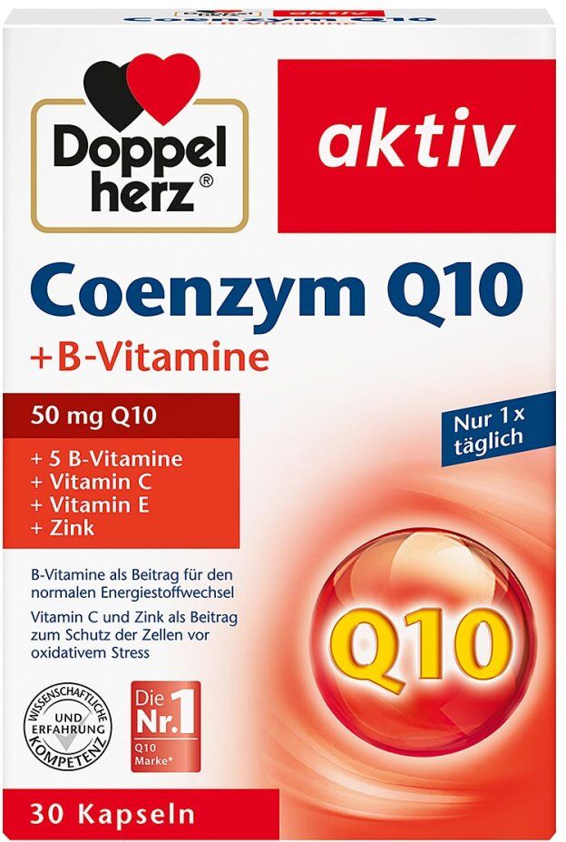 Doppelherz aktiv Coenzym Q10 + B-Vitamine + Vitamin E Kapseln