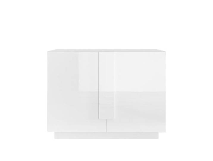 Sideboard Küche Wohnzimmer weiß glänzend 2 Türen 120 cm Jupiter WH S