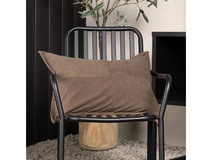 Kissenbezug Tuva Braun/Braun 60 x 40cm Polyester