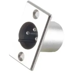 Cannon/XLR-Stecker, Flanscheinbau