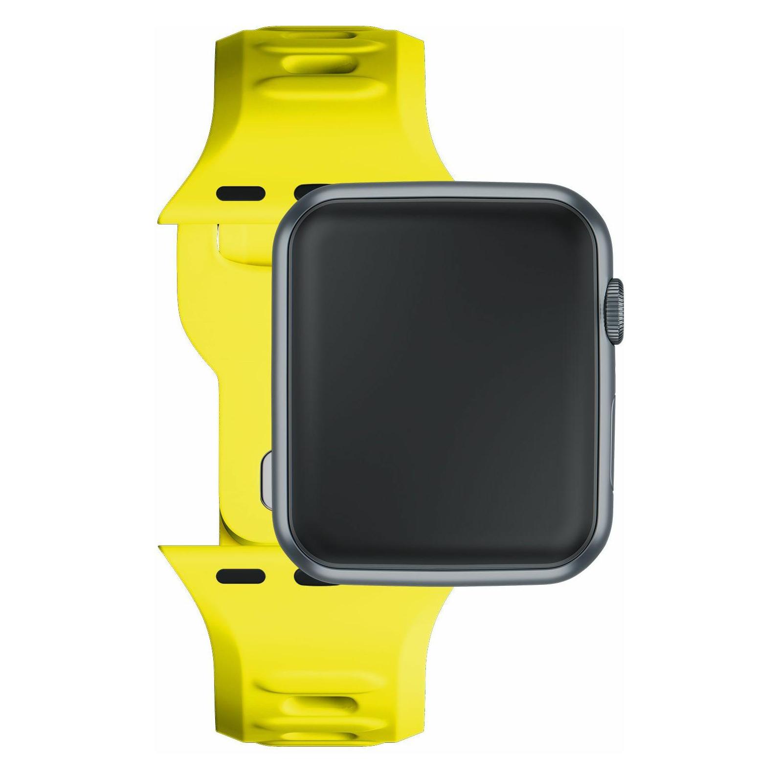 3MK Silicone Watch Strap żółty/yellow dla Apple Watch 38/40/41mm (Edelstahl, Silikon) (5903108565714)