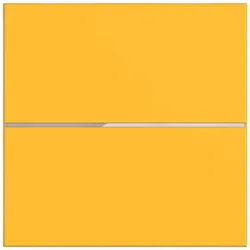 Hager WAN7010C16 Abdeckung für Taster, 1fach, A.x/C.x, saffron, matt