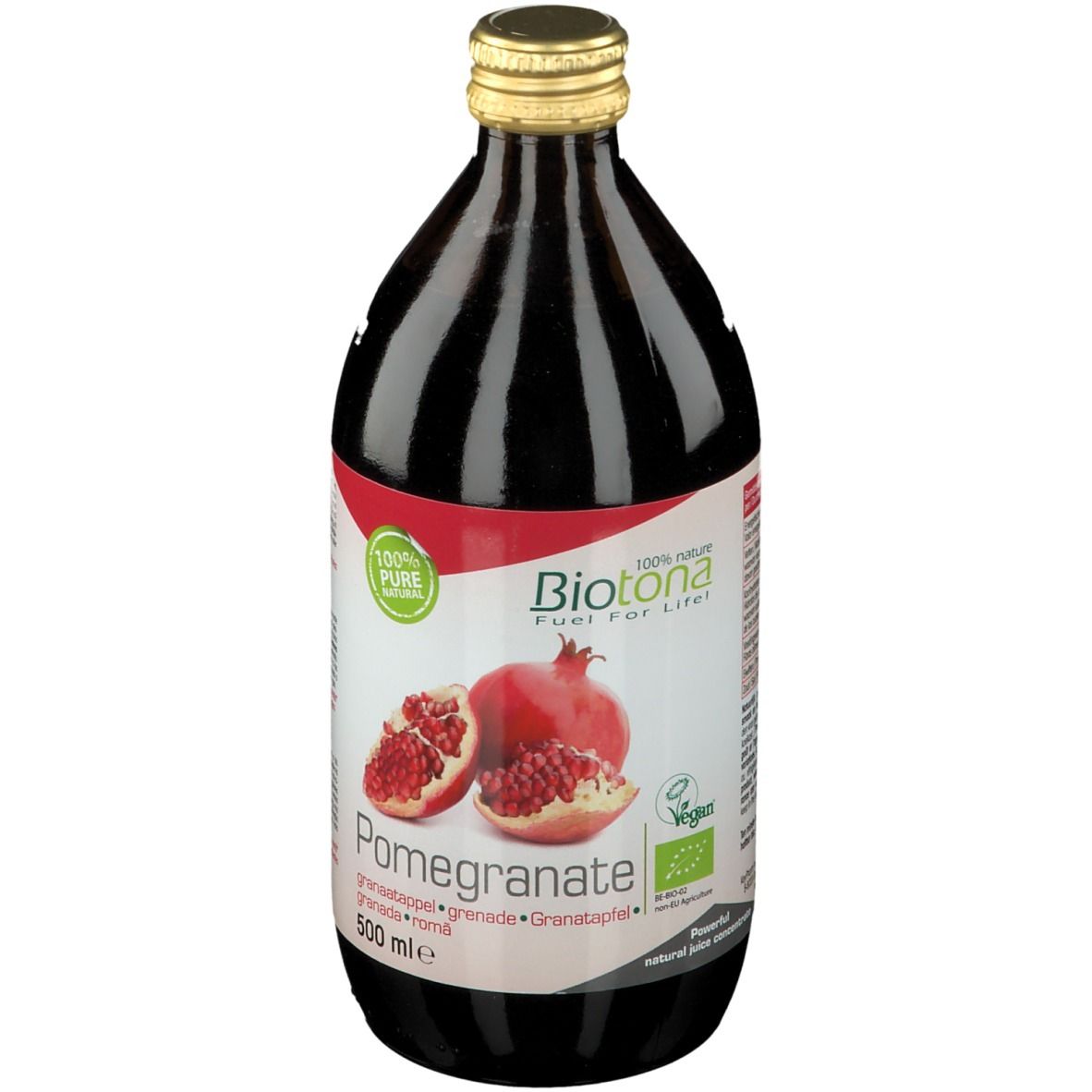 Biotona Granaatappel Bio Geconcentreerd ok Nlfrde 500 ml Saft