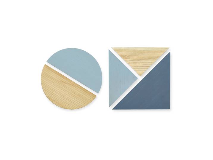 Nofred Set d aimants Pin Magnets 5 pièces Bleu'
