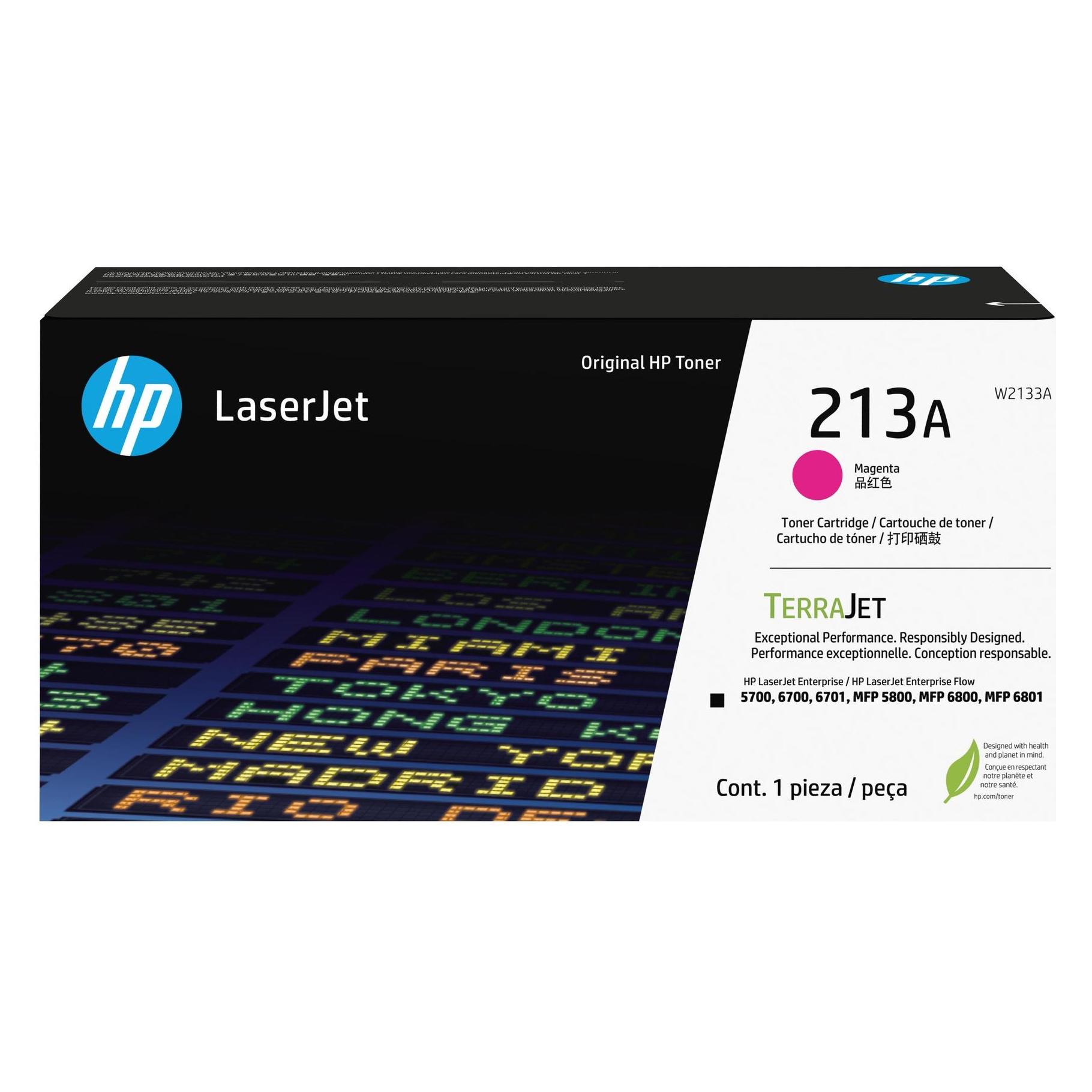 HP 213A Magenta Original LaserJet-Tonerkartusche, 3000 Seiten, Magenta, 1 Stück(e) (M) (W2133A)