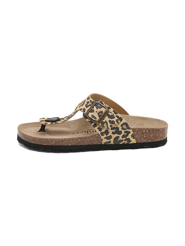 BABUNKERS Family Zehentrenner in Beige - 37