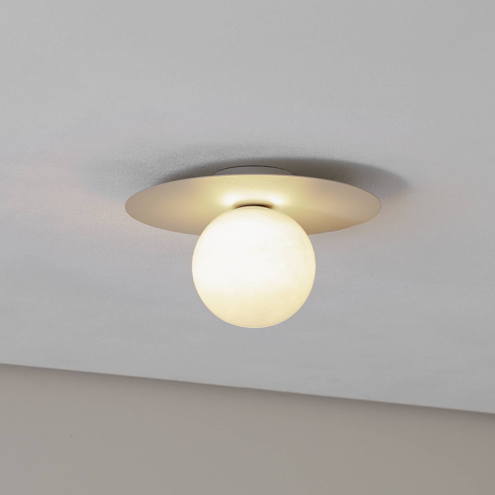 Deckenleuchte Pixie TK Lighting, dimmbar, creme / amber, für Wohn- / Esszimmer, Metall, Modern