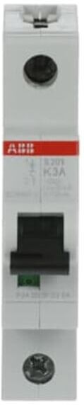 ABB Disjoncteur S201-K3 6kA 3A 1P (2CDS251001R0317)