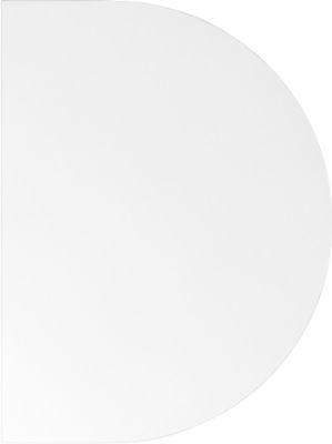 Ansatztisch TOPAS LINE, für elektrisch höhenverstellb. Schreibtische, T 600, weiß/graphit