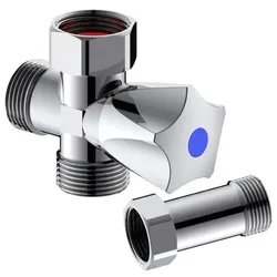 Geos AGT Waschmaschinenventil Chrom RR258