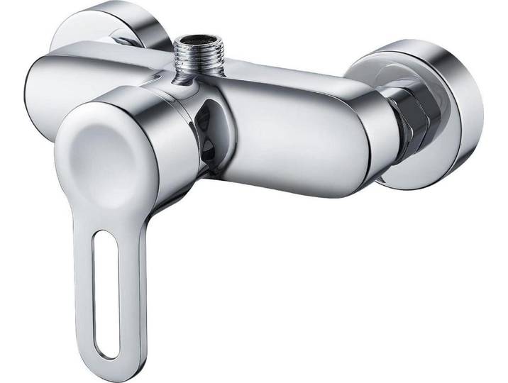 Namuoto Einhebelmischer Duscharmatur Chrom für Dusche Wandmontage Oberer Auslass