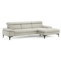 CASEDO Ecksofa Palma Stoff Naturel