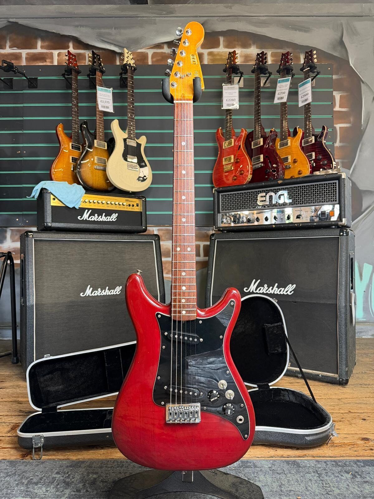Fender Lead II USA 1981/82 Wine Red Electric Guitar   wine red - Refurbished