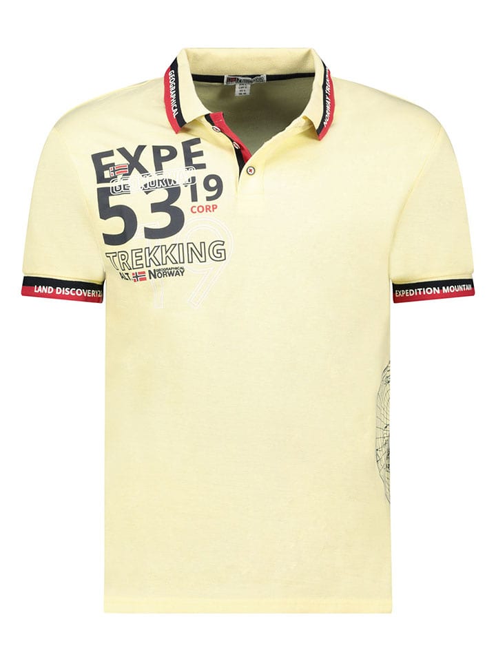 Geographical Norway Poloshirt "Krug" in Gelb - S