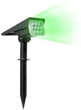 Inspired Finds Solar Garden Spotlight Adjustable Light Temperature Super Bright Outdoor Solar Lamp green 2pcs
