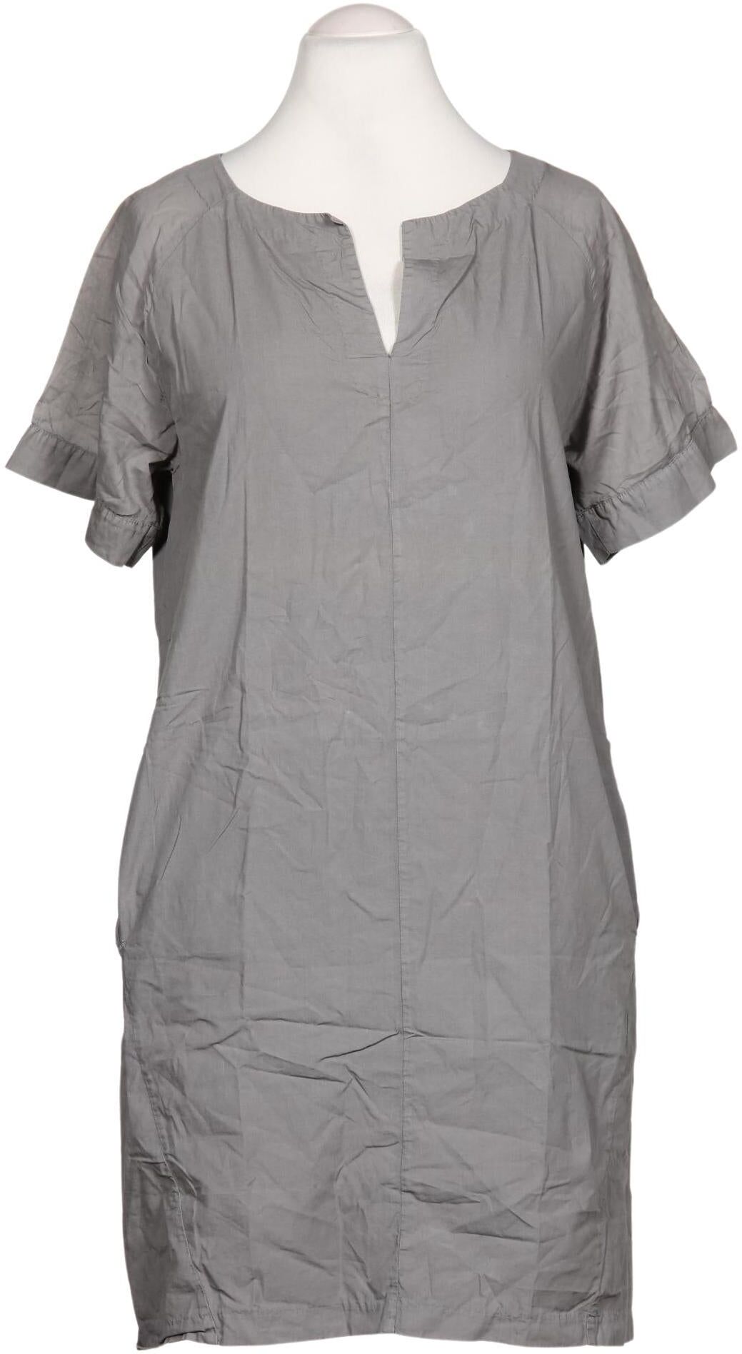 European Culture Damen Kleid, Grau, Gr. L, Baumwolle - Second Hand