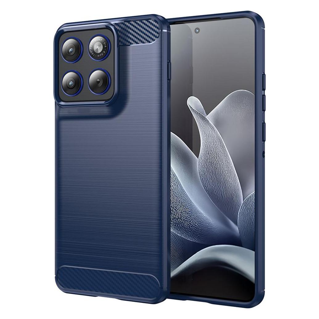 Techsuit - Carbon Silicone - Motorola Edge 70 - Blue (Motorola Edge 70) (64980432)
