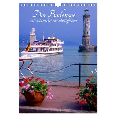 Der Bodensee mit seinen Sehenswürdigkeiten (Wandkalender 2026 DIN A4 hoch), CALVENDO Monatskalender