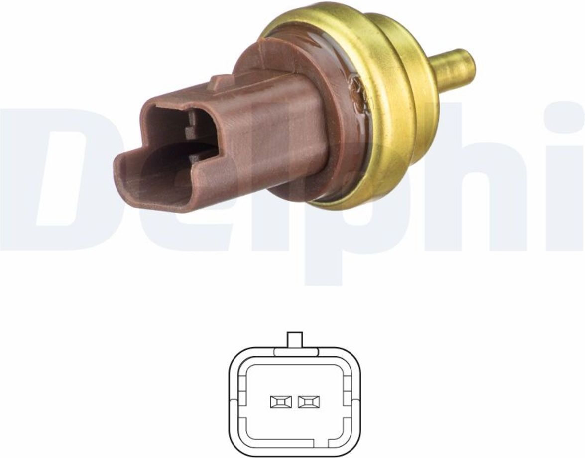Sensor, Kühlmitteltemperatur DELPHI TS10477