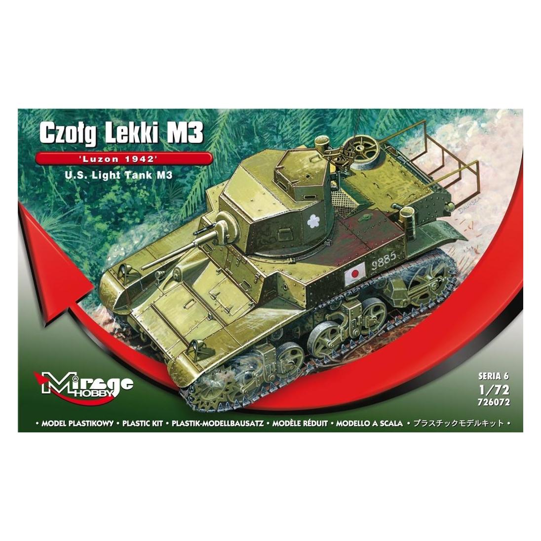 Mirage Hobby U.S. Light Tank M3 "Luzon 1942" (726072)