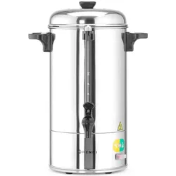 Hendi Kaffee-Perkolator einwandig 6 l Edelstahl 230V 150, Filterkaffeemaschine, Silber