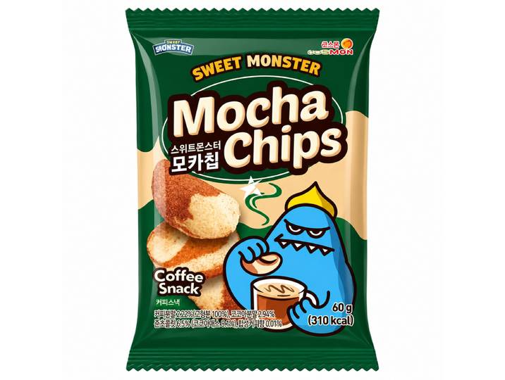 SWEET MONSTER Chips au moka 60 g