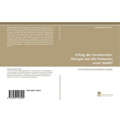 Erfolg der Parodontitis-Therapie bei HIV-Patienten unter HAART, Taschenbuch von Andreas Rainer Jordan, Südwestdeutscher Verlag für Hochschulschriften,