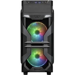 Sharkoon VG7-W RGB (ATX), PC Gehäuse, Schwarz