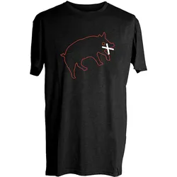 YES MUZZLED PIG T-Shirt 2021 black - XL