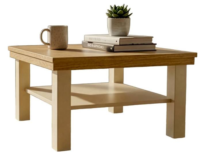 Couchtisch KANSAS, creme, Holzfurnier
