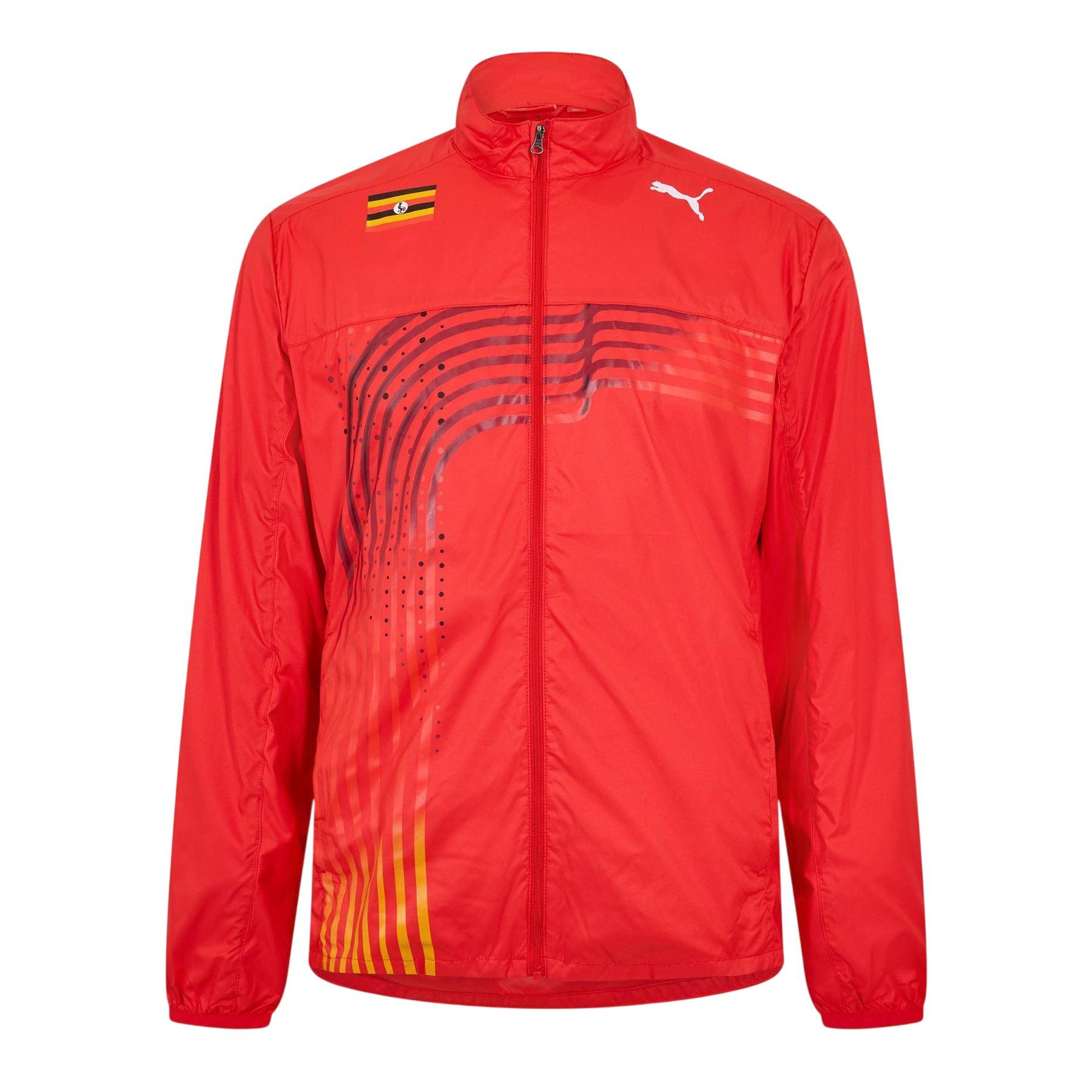 Puma - Trainingsjacke für Herren, Aufwärmen (Rot)