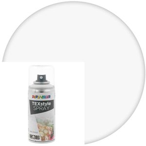 Dupli-Color Stoffmalfarben TEXstyle Spray, Sprühfarbe, weiß, für helle & dunkle Textilien, bis 30°C, 150ml