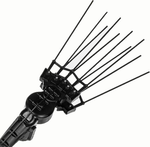 Aima Twist Plus 2.0  Elektrokamm mit Akkubetrieben  Feste Stange + Verlängerung - 230/330 cm