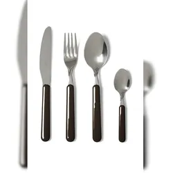 Excelsa 24-teiliges Besteckset Fashion aus Edelstahl schwarz