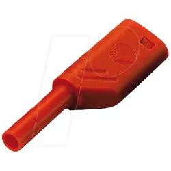 MST SWS-30 RT - Turmstecker, 2 mm, rot, gesichert