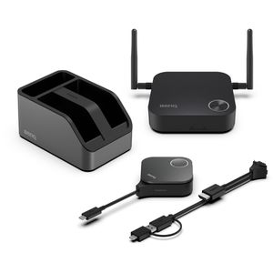 BenQ Präsentationssystem InstaShow WDC15, 9H.K0EBY.E0E, 4K UHD, USB-C / HDMI, Basis & Sender