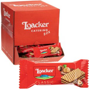 Loacker Waffeln Classics Napolitaner, Waffelschnitte, mit Haselnusscreme, einzeln verpackt, 652,8 g, 203 Stück