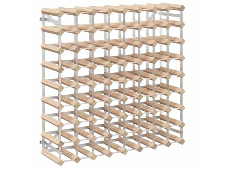 Makastle Weinregal für 72 Flaschen Kiefernholz 80x22,5x80 cm