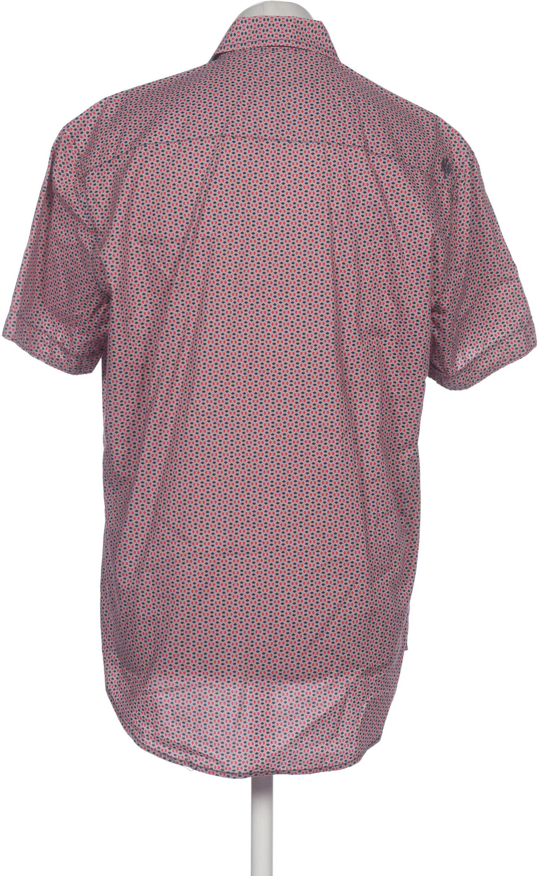 Ganesh Herren Hemd, Rot, Gr. XL, Baumwolle - Second Hand