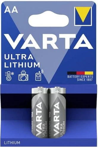 VARTA Lithium-Batterien Ultra Lithium AA 2 Stück, 2 Stk